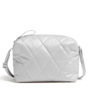 Vera Bradley Camera Bag Crossbody in Oyster Mushroom NWT